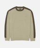 Nova Striped Sleeve Sweater - Tan