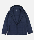 Puffer Coat - Navy Blue