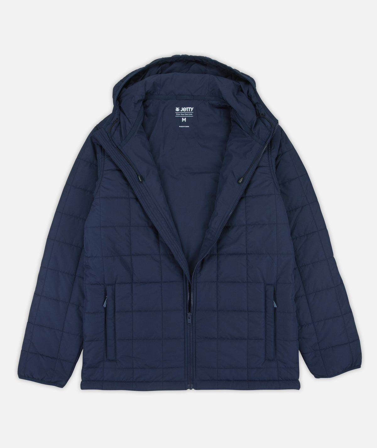 Puffer Coat - Navy Blue