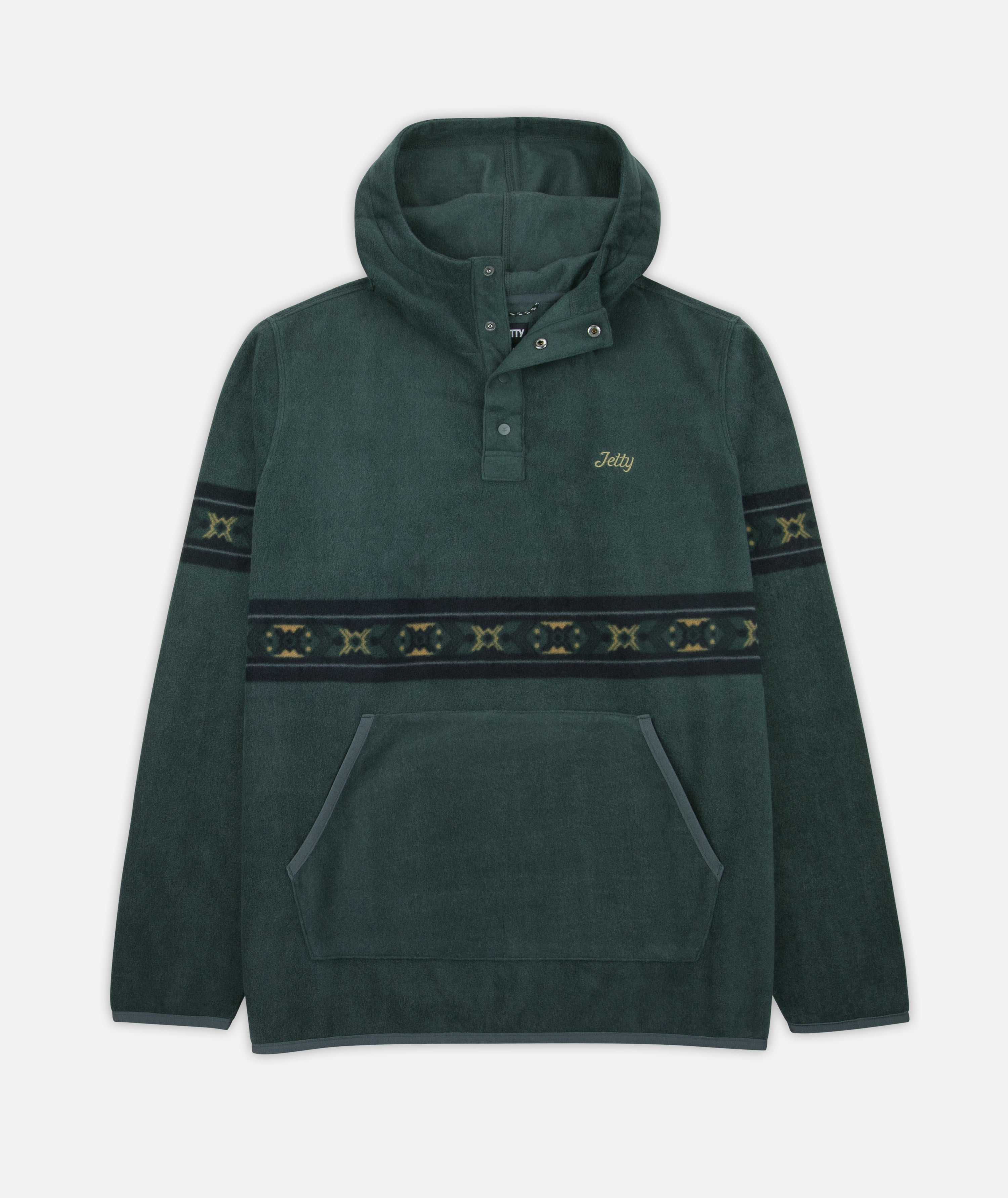 Quintin Fleece Hoodie - Blue