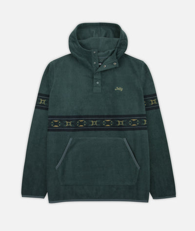 Quintin Fleece Hoodie - Blue