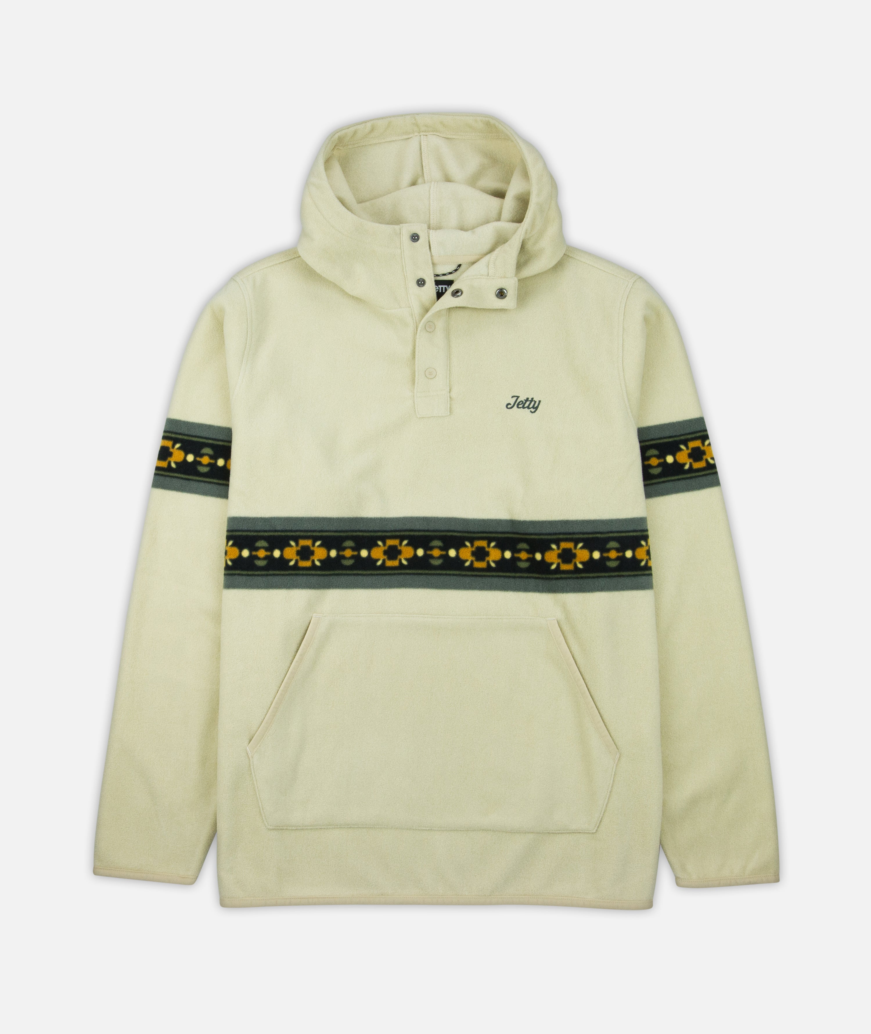 Quintin Fleece Hoodie - Cream