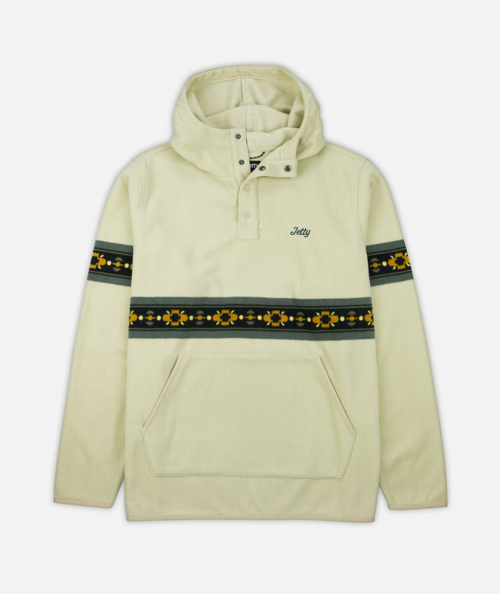 Quintin Fleece Hoodie - Cream