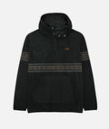 Quintin Fleece Hoodie - Deep Black