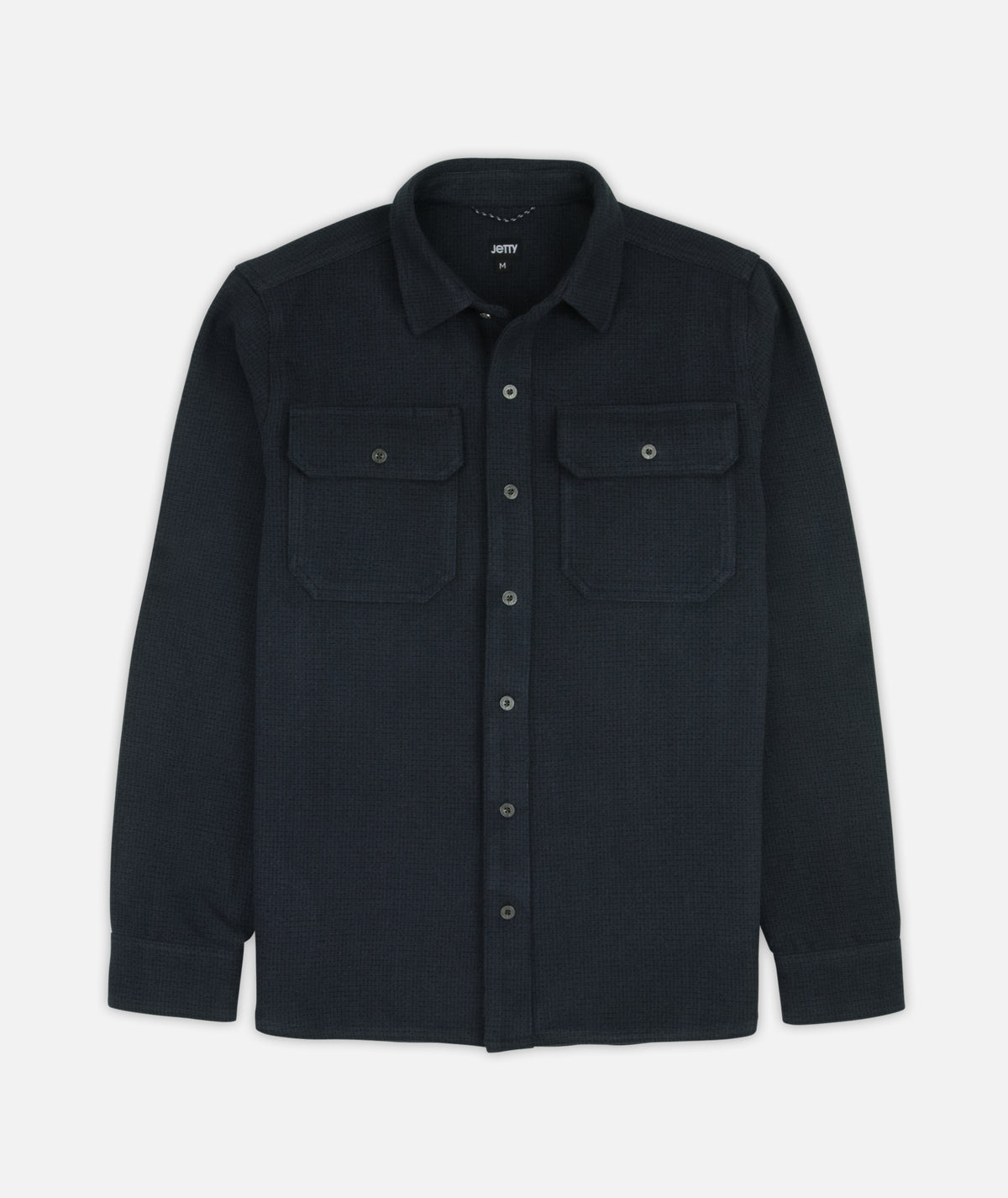 Ridge Tweed Shirt - Charcoal