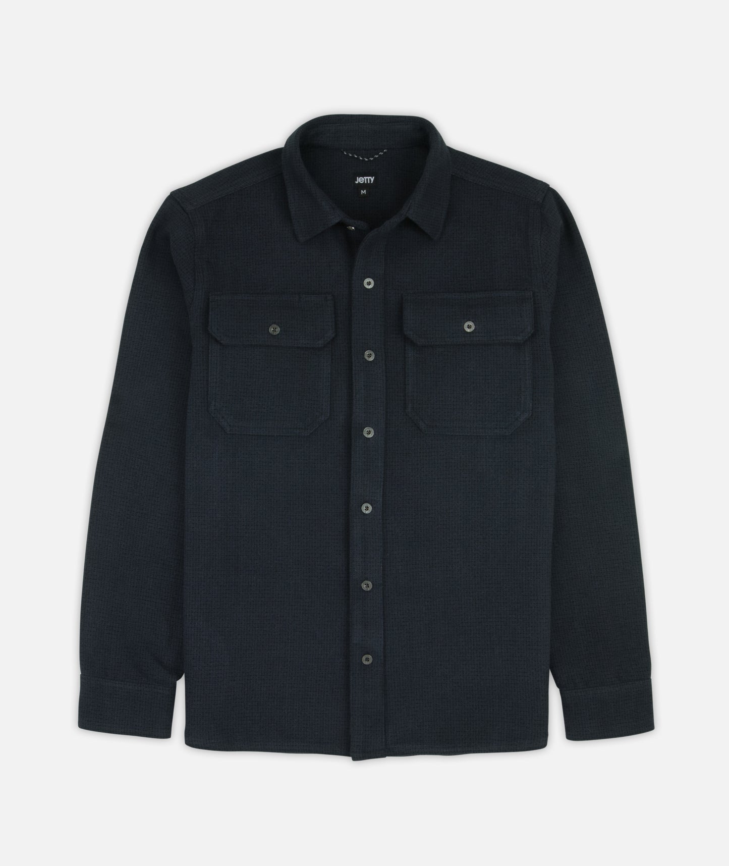 Ridge Tweed Shirt - Charcoal