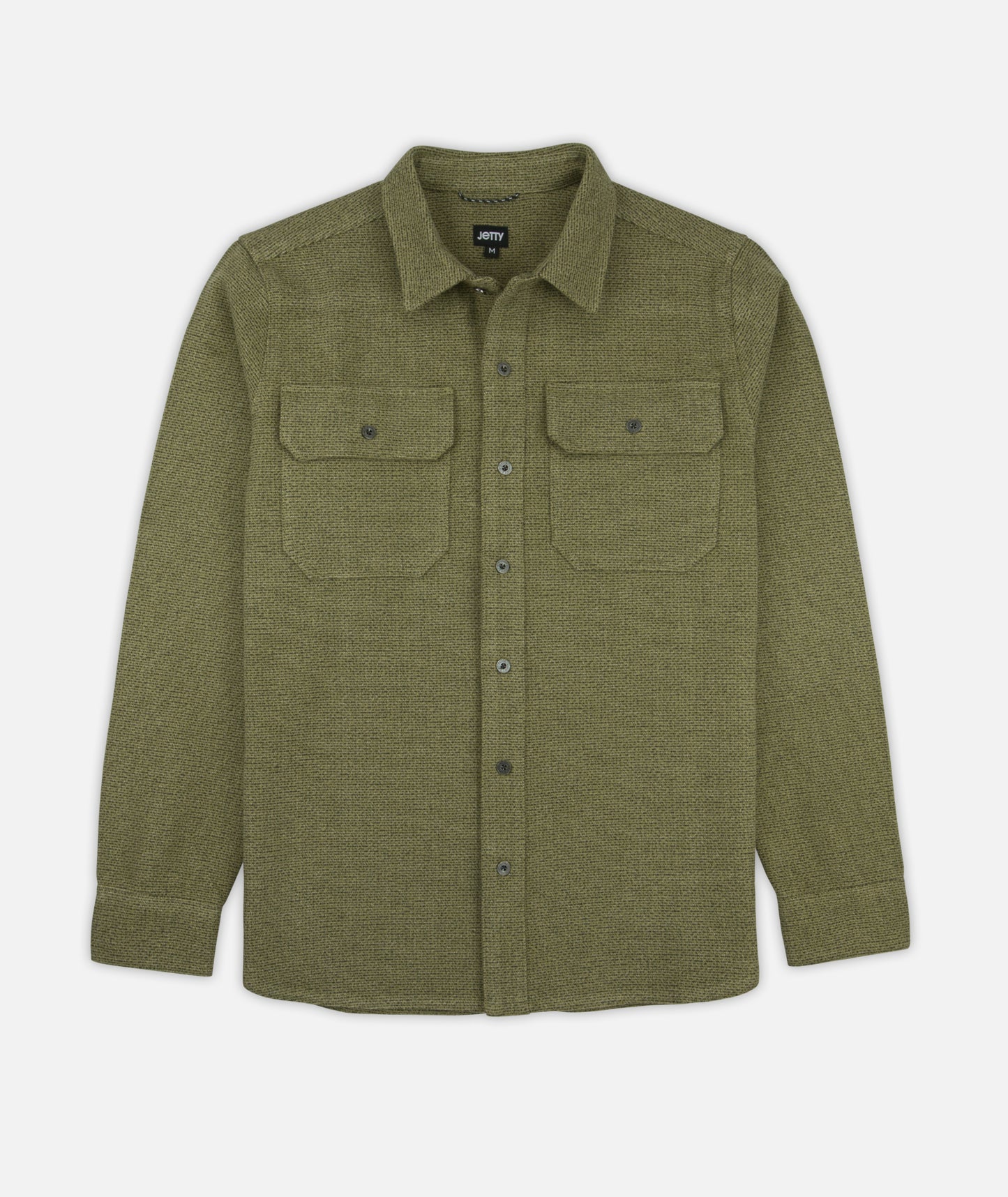 Ridge Tweed Shirt - Olive