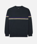 Sebastian Striped Sweater - Navy