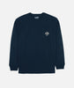Sedge Slub Long Sleeve Tee - Navy
