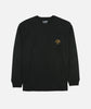 Sedge Slub Long Sleeve Tee - Black