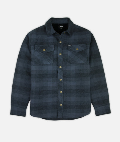 Sherpa Jacket - Black & Blue