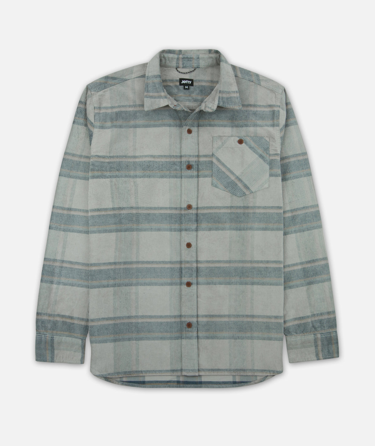 Shoals Corduroy Shirt - Light Grey