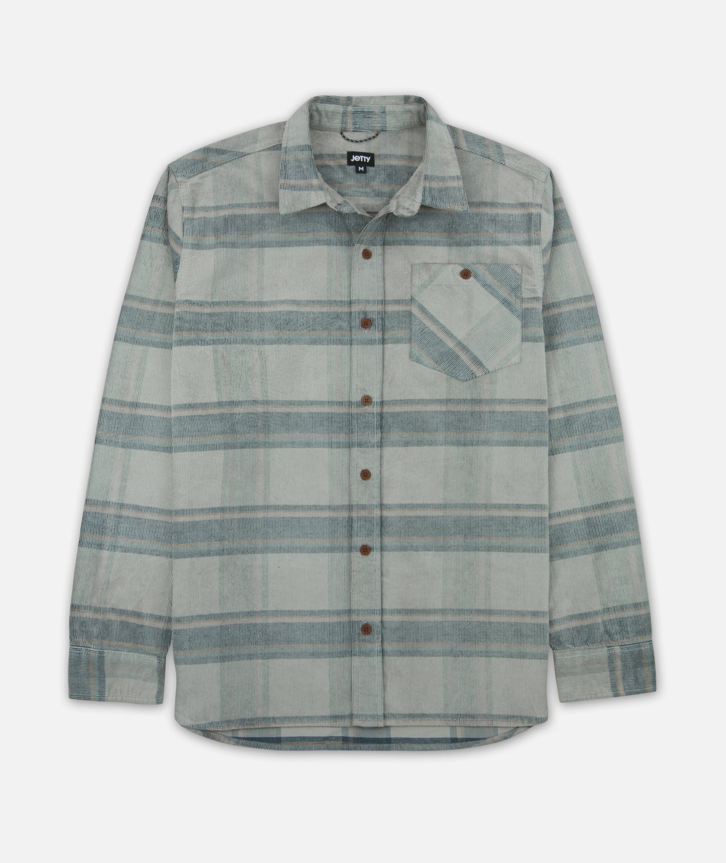 Shoals Corduroy Shirt - Light Grey