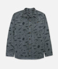 Shoals Corduroy Shirt - Navy Blue