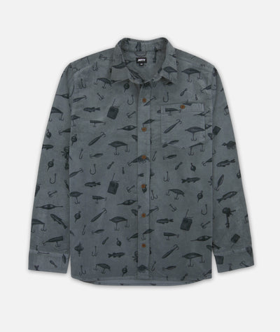 Shoals Corduroy Shirt - Navy Blue