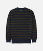Strata Fairisle Stripe Sweater - Graphite - Jetty