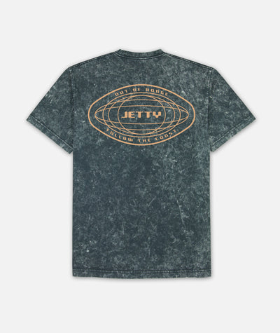 Longview Acid Wash Tee - Blue