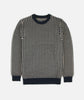 Tiller Grid Sweater - Ivory