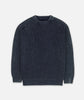 Undertow Washed Crewneck Sweater - Navy Blue