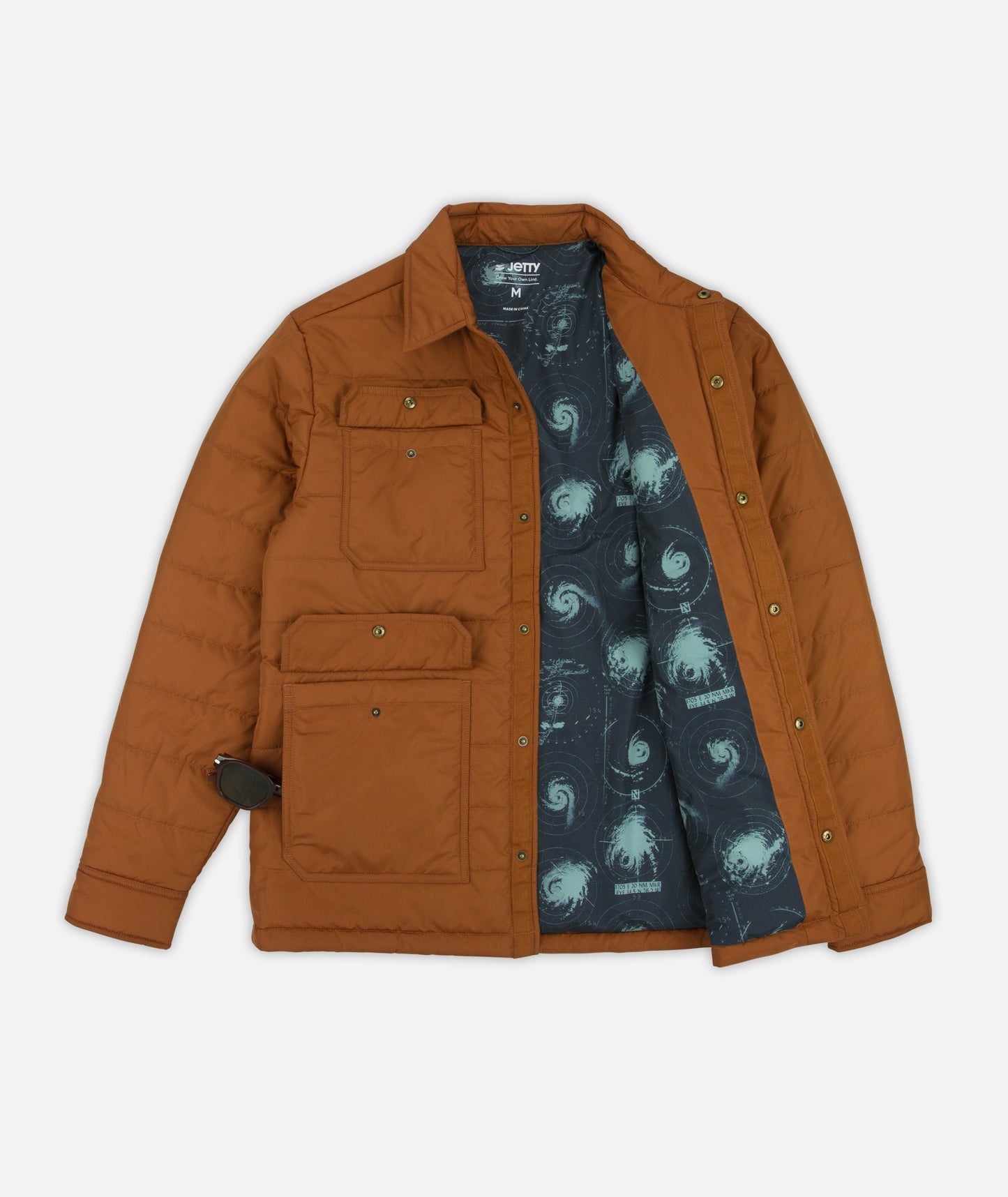 Windward Collared Puffer Jacket - Toffee