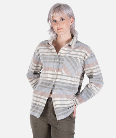 Alpine Corduroy Shirt - Ivory - Jetty