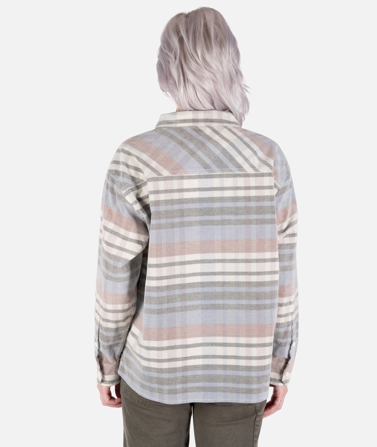 Alpine Corduroy Shirt - Ivory - Jetty