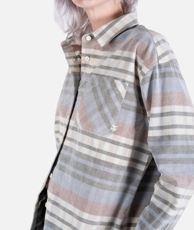 Alpine Corduroy Shirt - Ivory - Jetty