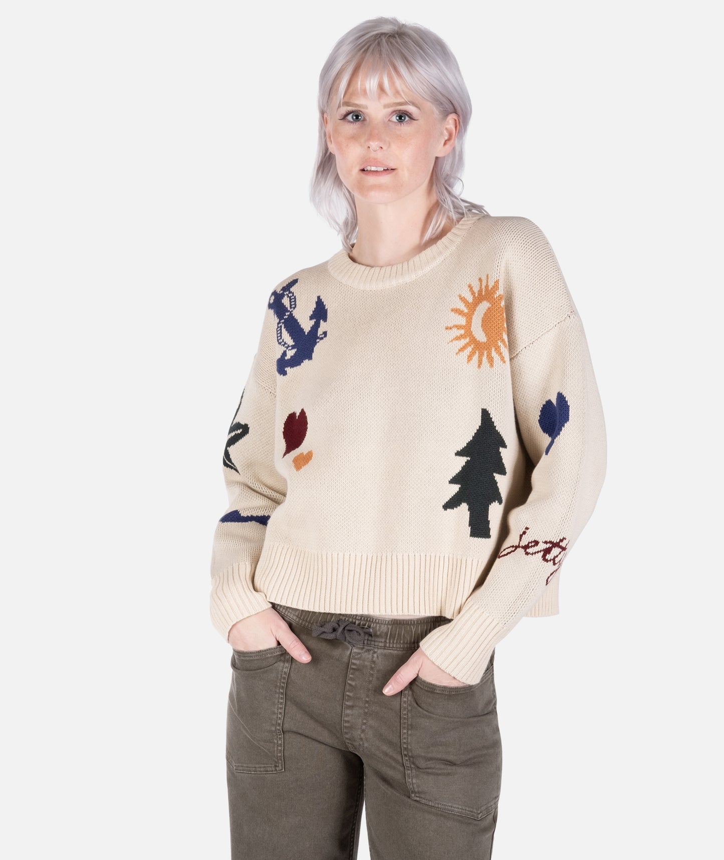 Crescent Sweater - Light Tan