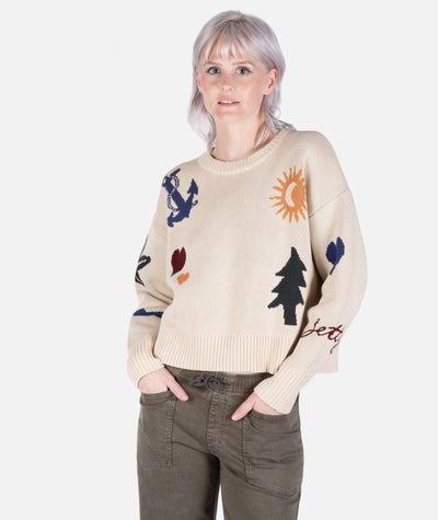 Crescent Sweater - Light Tan