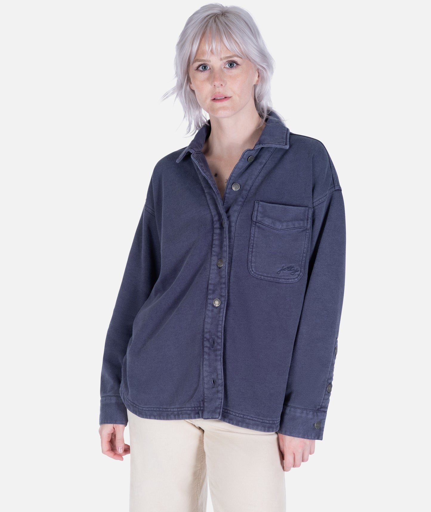 Eden Knit Shirt - Navy