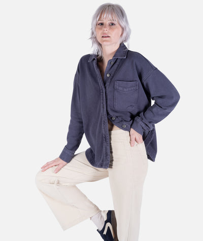 Eden Knit Shirt - Navy