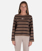 Hollis Striped Heavyweight Long Sleeve - Black
