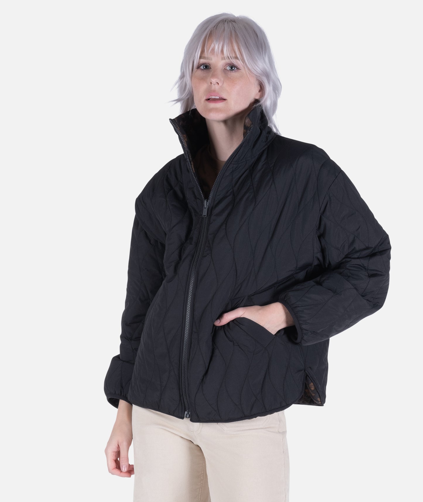 Rainier Reversible Puffer - Black