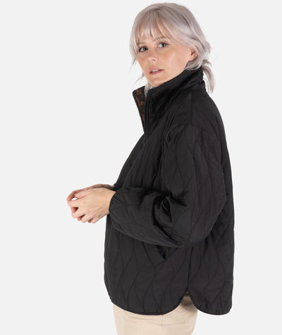 Rainier Reversible Puffer - Black