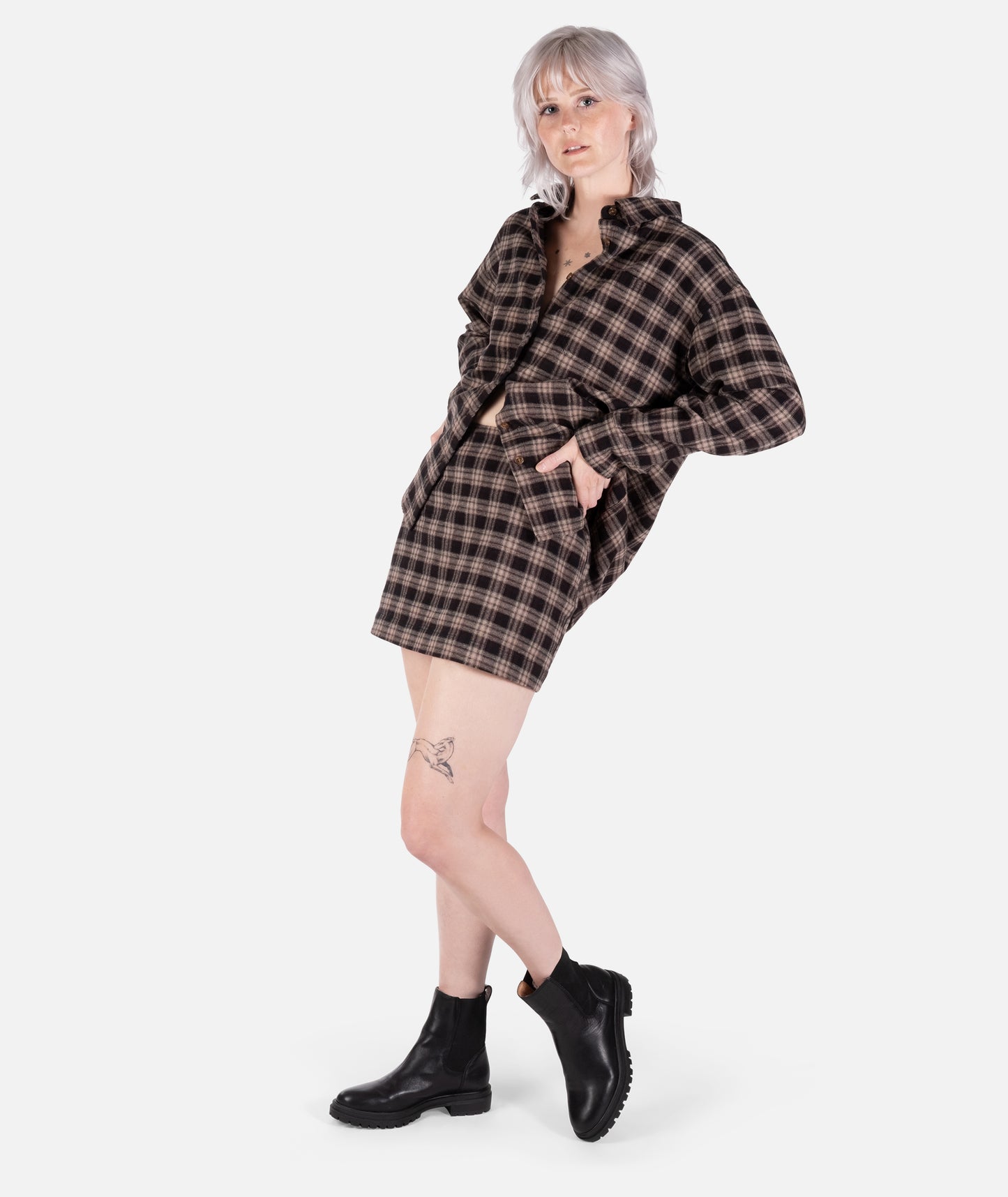 Wander Flannel - Black