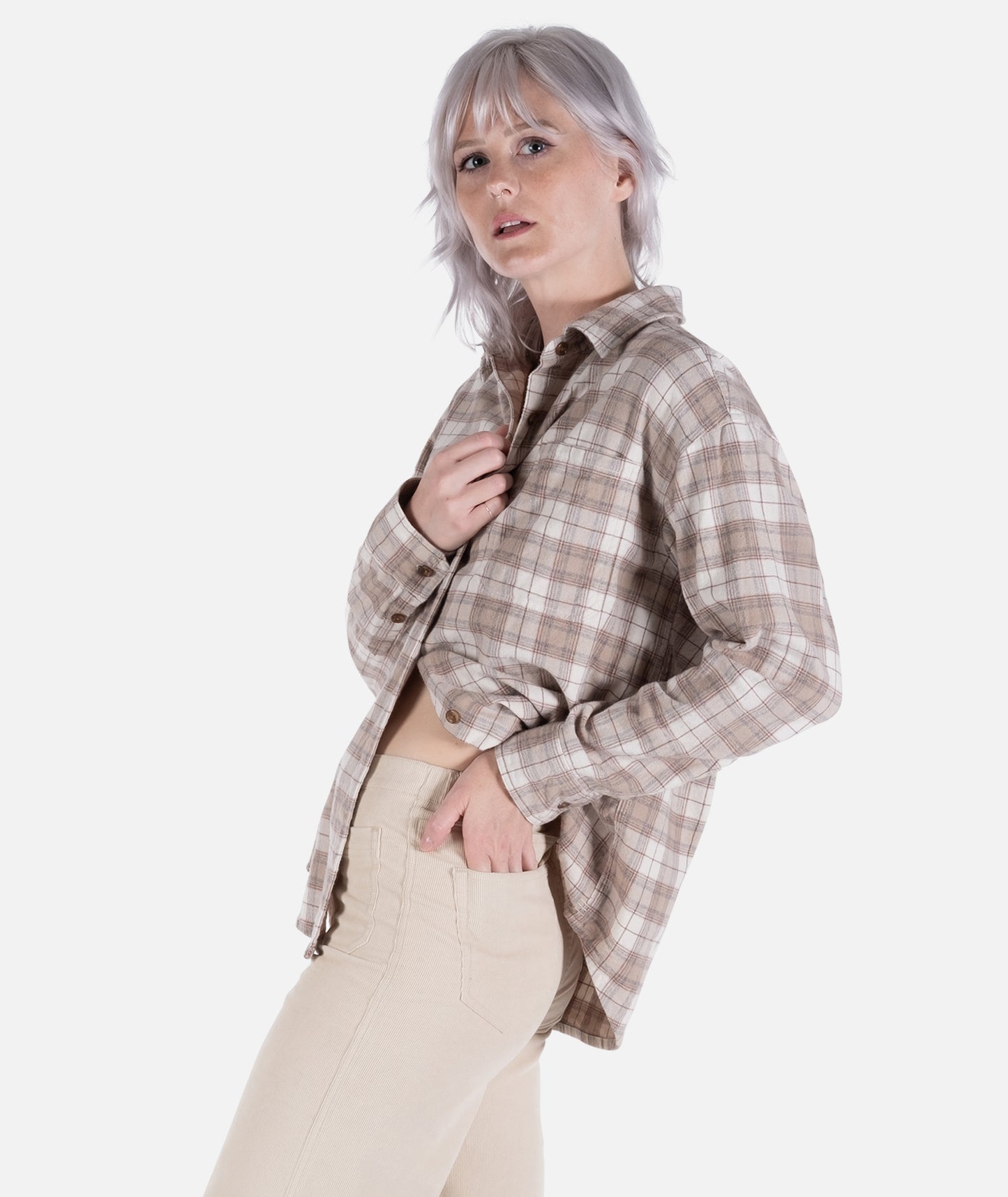 Wander Flannel - Ivory