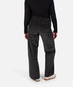 Whaler Corduroy Wide Leg Pants - Charcoal