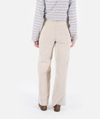 Whaler Corduroy Wide Leg Pants - Ivory White