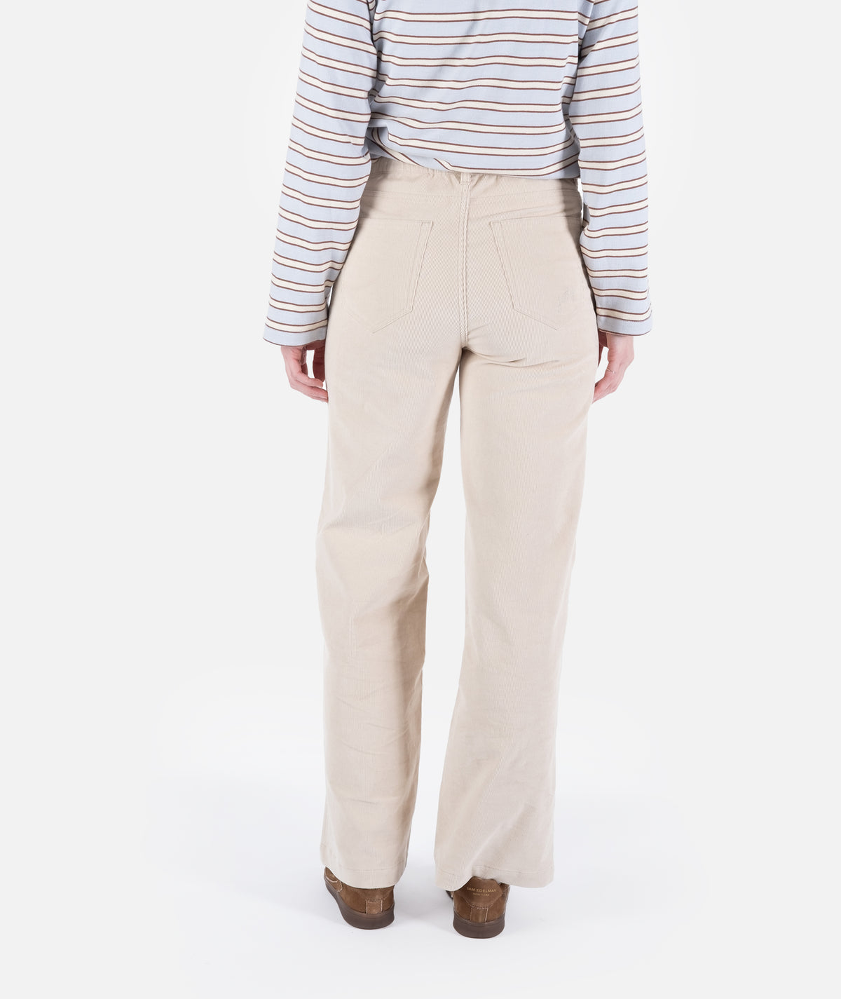 Whaler Corduroy Wide Leg Pants - Ivory White