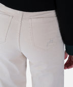 Whaler Corduroy Wide Leg Pants - Ivory White