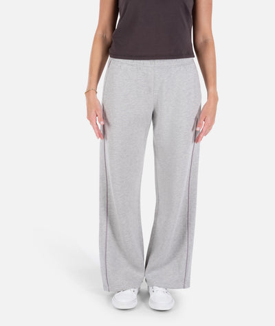 Grace Lounge Pants - Heather Grey - Jetty
