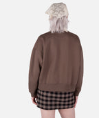 Leah Rugby Fleece - Brown
