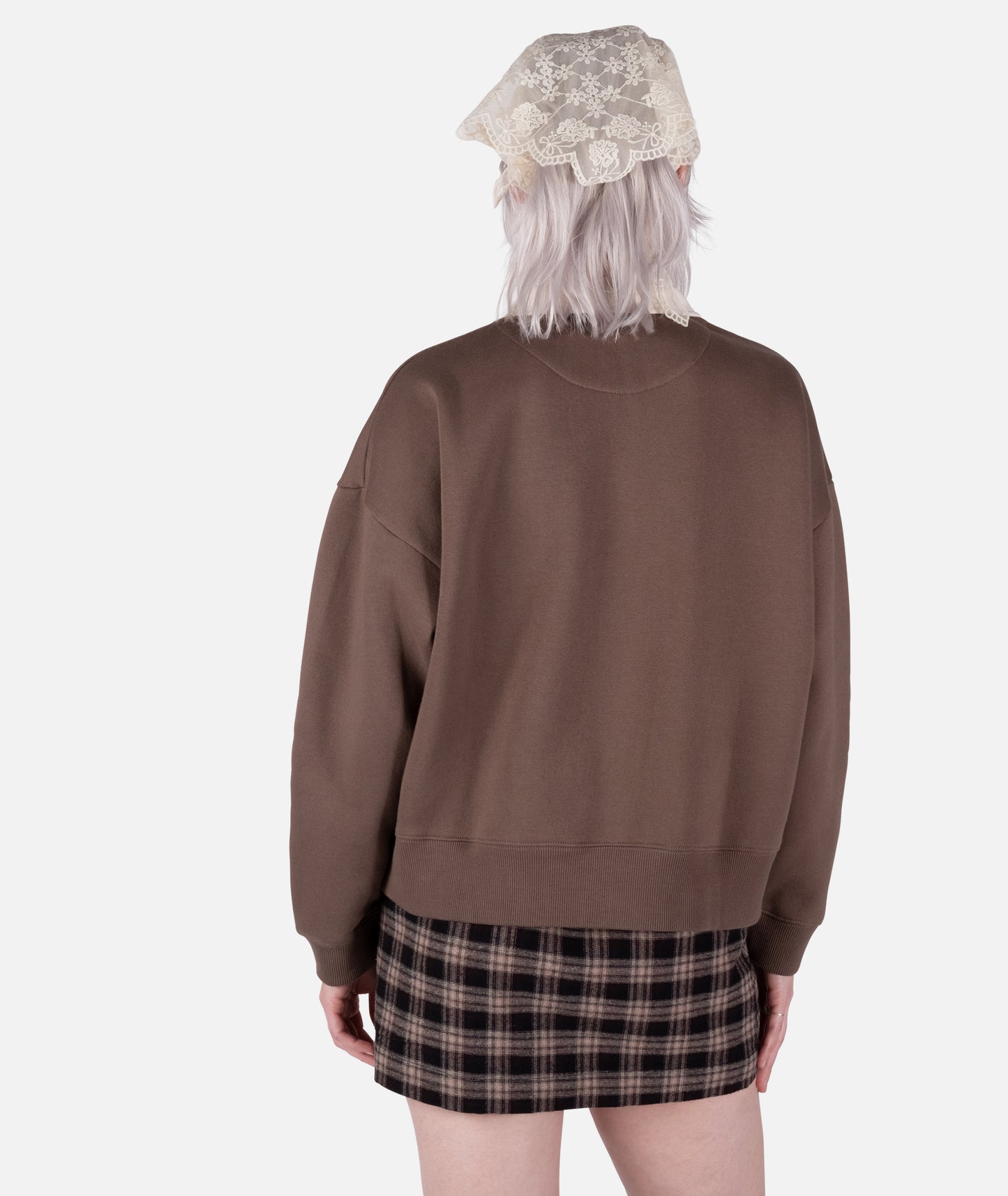 Leah Rugby Fleece - Brown