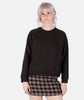 Rose Crewneck Fleece - Black