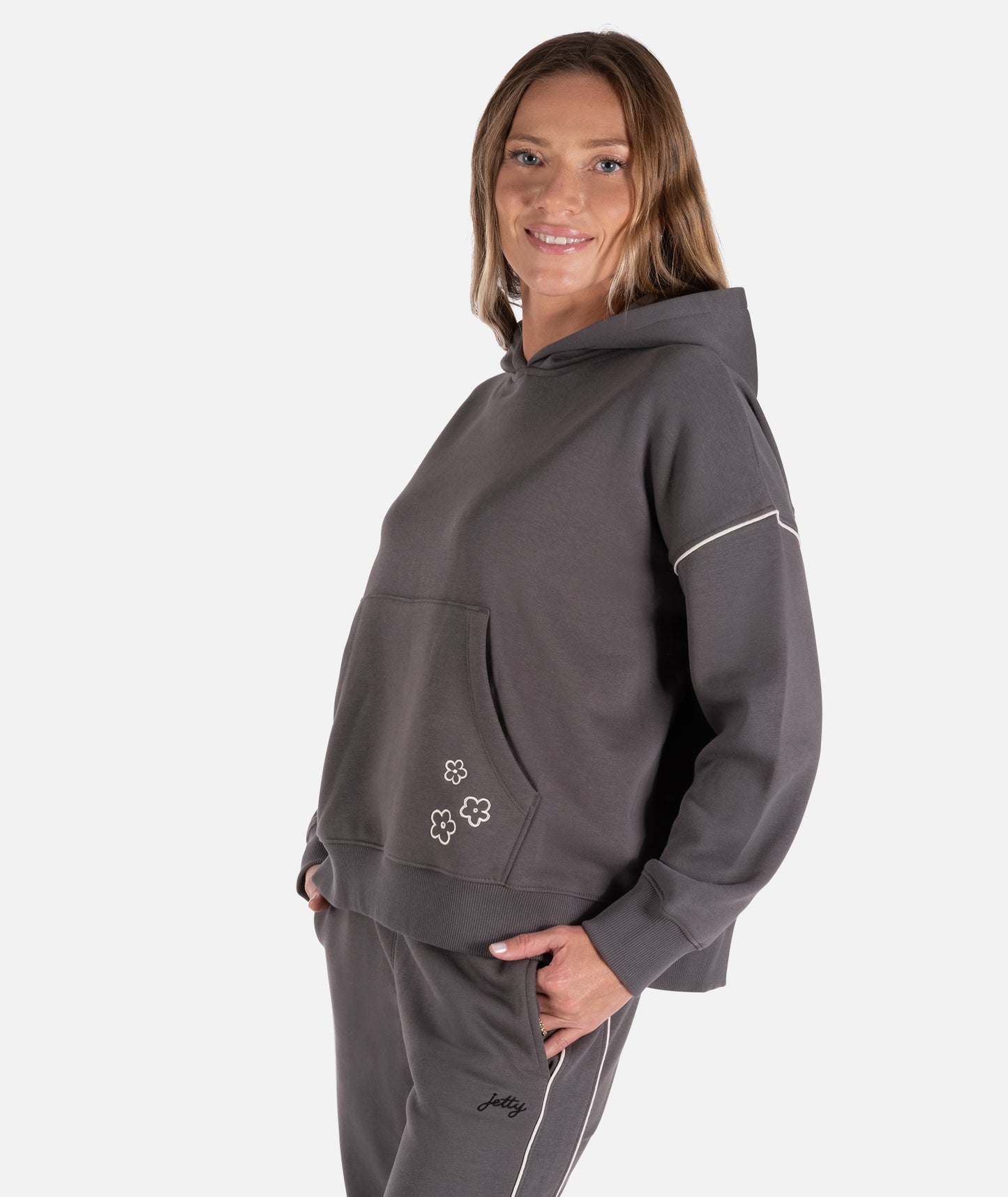 Wren Hoodie - Charcoal - Jetty