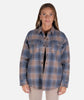 Nivean Lined Flannel Jacket - Brown