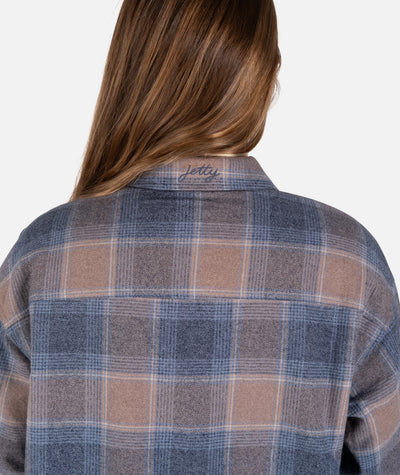 Nivean Lined Flannel Jacket - Brown