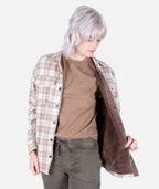 Nivean Lined Flannel Jacket - Ivory