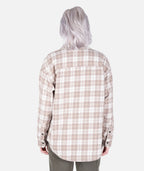 Nivean Lined Flannel Jacket - Ivory