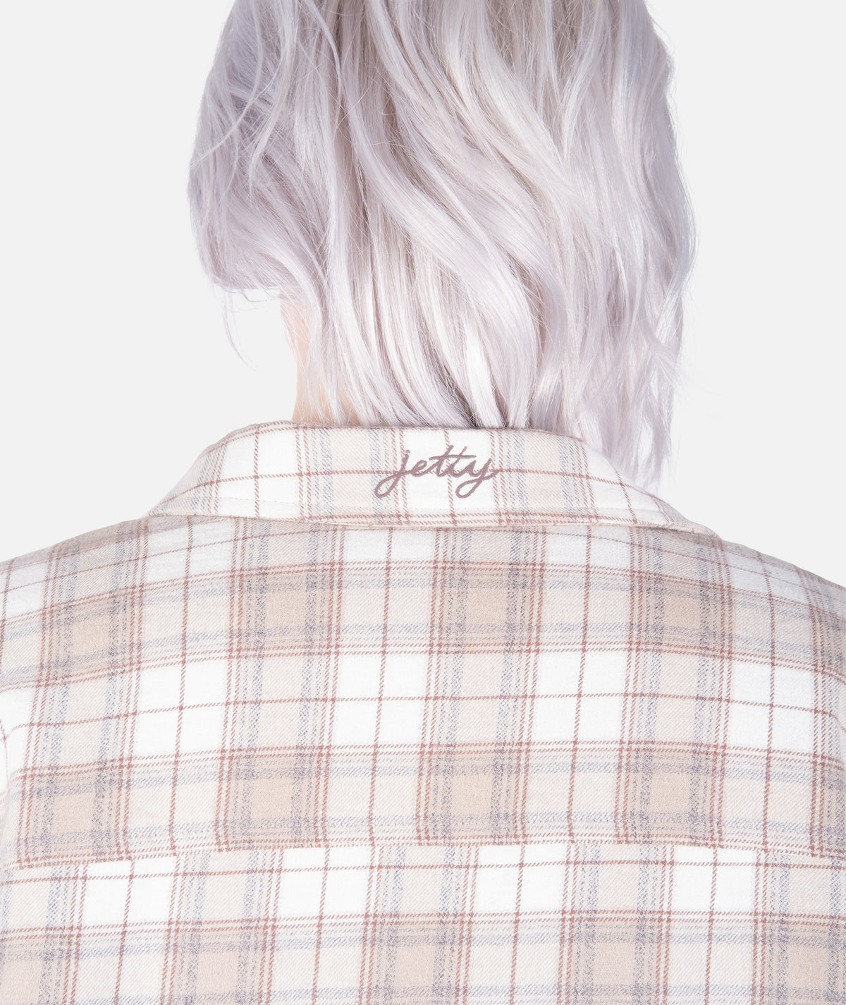 Nivean Lined Flannel Jacket - Ivory